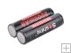 2pcs/lot Soshine 18650 3.7v 3000mAh Li-ion Battery PCB Protected