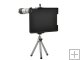 12X Zoom Telescope Telephoto Lens+ Tripod + Hard Skin Case Cover Protector Guard for Apple iPad Mini