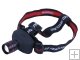 ZY-5808 OSRAM LED 3-Mode High Power Zoom Headlamp - Black
