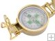 Wholesale Gloden Color Portable Metal Case Lensatic Compass