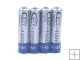 4 Pcs BTY 1000mAh Ni-MH Rechargeable AAA Batteries