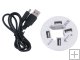 USB 2.0 Round 4-port Hub for Laptop Computer