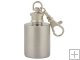 Stainless Steel Circular Liquor Flask Keychain (1.0 oz)