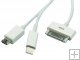 3IN1 USB Cable for iphone 5&4&4S&ipad 2&5 PIN Micro USB Sync Data Cable For Samsung