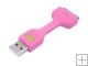 Bone Link II For iPod And iPhone Portable Cable-Pink