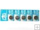 Lithium button cell battery CR2025