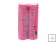 2Pcs TangsFire 18650 2800mAh 3.7V Rechargeable Li-ion Battery Red