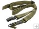 MAGPUL MS2 Multi-function Tactical Single/Two-Point Gun Sling + Alloy Mounts (1PCS)