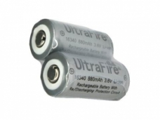 UltraFire LC16340 Protected Li-ion Battery 2-Pack
