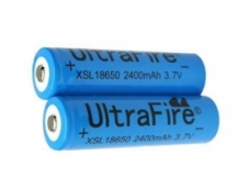 UltraFire XSL18650 2400mAh 3.7V Rechargeable Li-ion Battery (2-Pack)