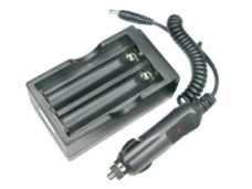 Li-ion 18650 Battery Charger with car Charger