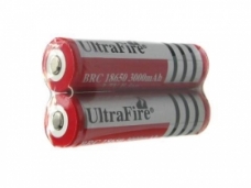 UltraFire BRC 18650 3000mAh 3.7V Protected Rechargeable li-ion Battery 2-Pack