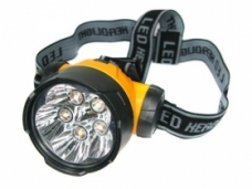 High Power 5 LED Lamp Helmet Mount 3-mode Headlight (805)