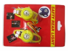 Bicycle Silicone Frog Rear Light Safety Warning LED Lamp-Yellow