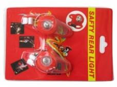 Red LED silicone Bicycle Light