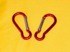 100pcs 6# aluminum alloy Carabiner V3