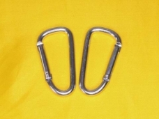 100pcs 6# aluminum alloy Carabiner V4