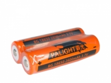 PALIGHT BG 18650 2600mAh 3.7V Protected li-ion Battery 2-Pack