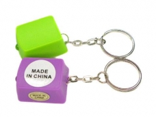 Plastic Green Light LED Keychain (ZY-G3)