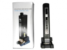 Lighted microscope zoom-lens 60x -100x(75017)