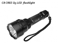 UltraFire C8 CREE Q5 LED 3-mode aluminum Flashlight