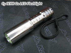 UltraFire C3 CREE Q3 LED Stainless Steel Flashlight