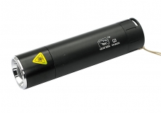 Black SMILING SHARK SS-8023 CREE Q3 LED Aluminum Flashlight