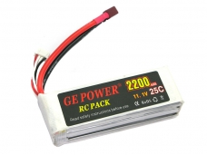 GE Power 2200mAh 11.1V 25C Lithium Polymer Battery