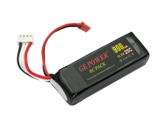 GE Power 900mAh 11.1V 25C Lithium Polymer Batteries