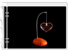 Heart Shape Table Light