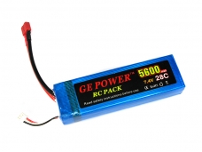 GE Power 5600mAh 7.4V 28C Lithium Polymer Battery