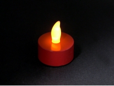 Christmas Flashing Yellow Light Candle (Light Red)