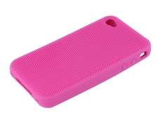 Pink Silicon Protection Shell for iPhone 4G