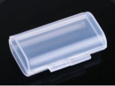 White Plastic 2xAAA Battery Holder