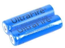 UltraFire LC18650 2400mAh 3.7V Li-ion Rechargeable Battery 2-Pack (B-2400)