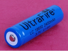 UltraFire LC18650 2400mAh Protected Li-ion Battery 2-Pack