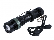 SAIK SA-6 7W Q3 LED 3-Mode Focus CREE Flashlight