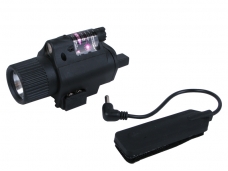 MF6 Tactical Q3 CREE LED Torch with Red Laser Sight