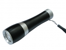 Black & Silver R5 LED CREE Flashlight / Torch