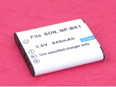 3.6V 945mAh Battery for Sony BK1 Digital Video/Camera