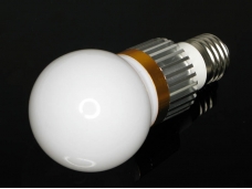 E27 3x1W White LED Energy-saving Lamp with Golden (65V-285V)