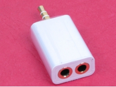White Plastic Headset Converter