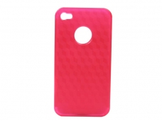 Red Plastic Mobile Phone Case for iPhone (R)