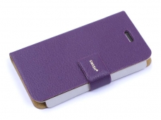 SWISH Classic Fashion Leather Case for iPhone - Purple