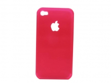 Red Plastic Mobile Phone Case for iPhone (A)