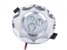 3x1W White LED Downlight Ceiling Light