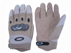 O Shape Sand Color Nylon Gloves