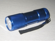 Aluminum 9LED 3*AAA Mini Flashlight (9-6)