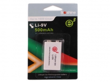 Soshine Li-Ion 9V 500mAh Rechargeable Battery