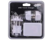 USB Trivel Charger Plug US/AU/UK/EU